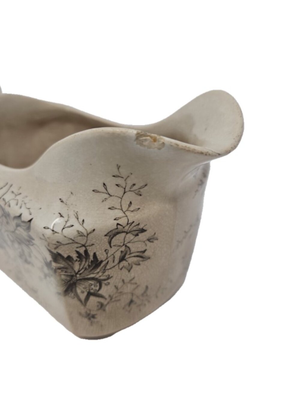 Antique 1850s Minton English Staffordshire Ironstone Gravy Sauce Boat Countess - Picture 4 of 7